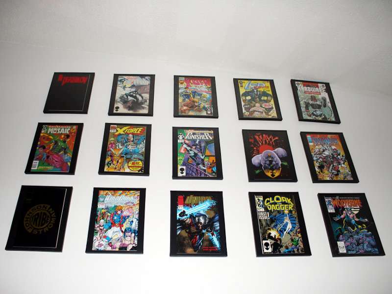 Comic Book Frame Wall x15