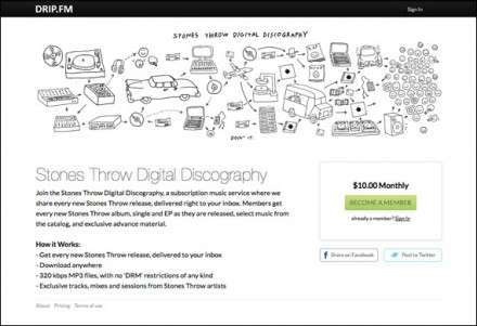 Drip Stones Throw Subscription