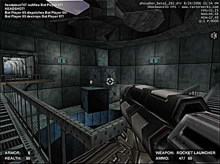 Phosphor FPS In Your Web Browser!