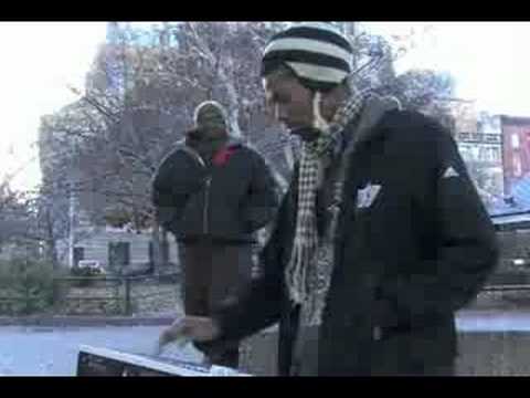 Damu Displaying His Skills In Washington Square
